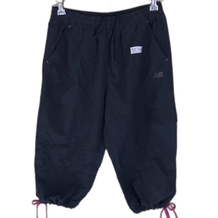 Celana training 3/4 wanita New Balance hitam original second