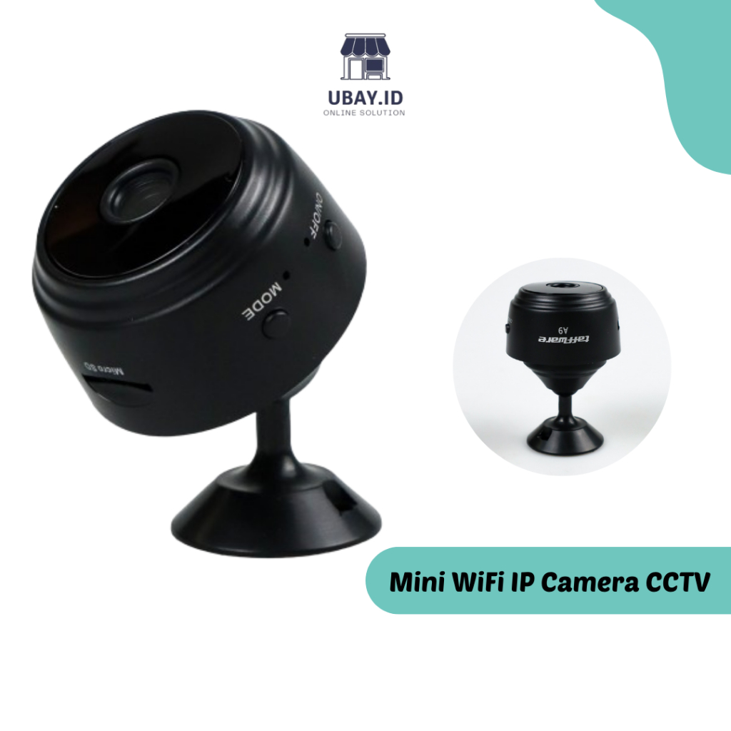 CCTV SPY CAM A9 Camera 1080P CCTV Import Kamera Mini IP Camera CCTV Wide Angle Nightvision Pengintai
