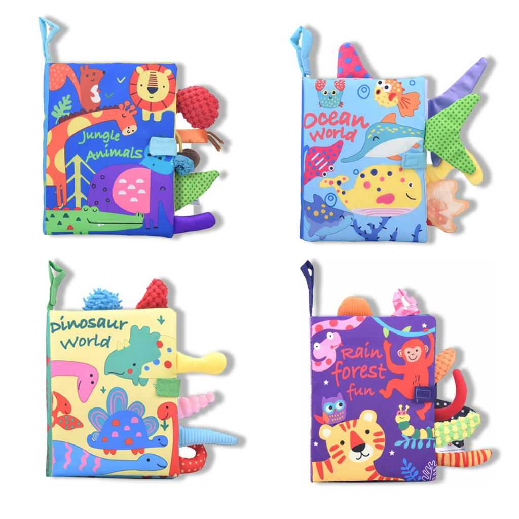 Soft  Book / Buku Bantal Bayi / Baby Book Sensory Newborn / Buku Kain