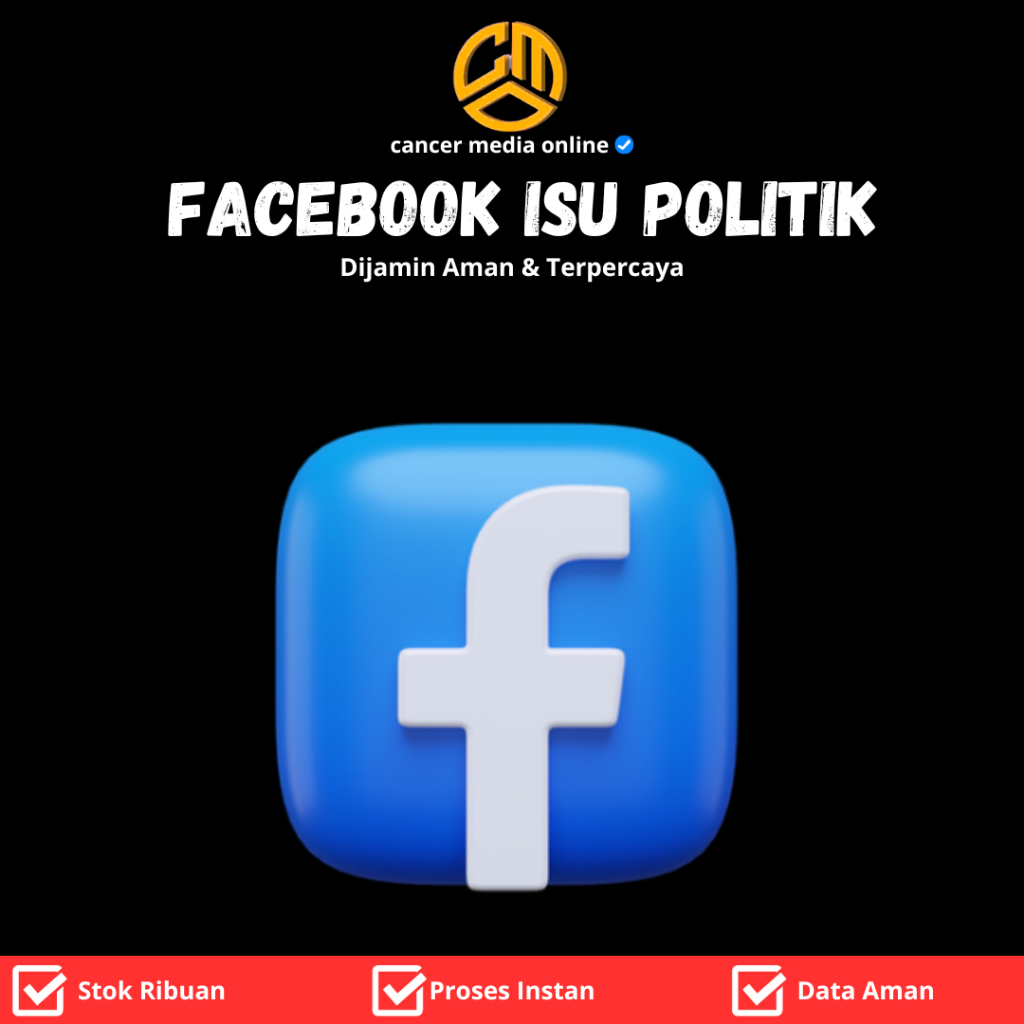 Jual Akun Facebook Isu Politik Atau Akun Facebook terverifikasi Identitas E-Ktp Bergaransi 100%