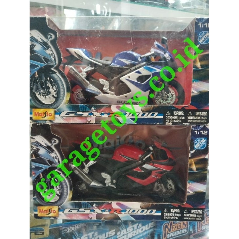 Maisto 1:12 Diecast Suzuki GSX-R1000