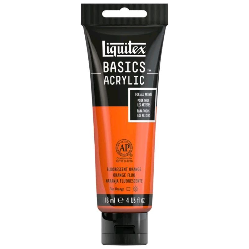 

Cat Akrilik Liquitex Basics Acrylic Colour 118 ml Fluorescent Orange