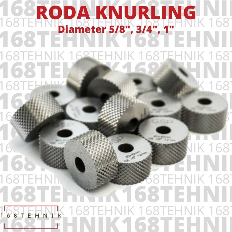 MATA KNURLING SILANG / MATA KARTEL / RODA KNURLING SILANG