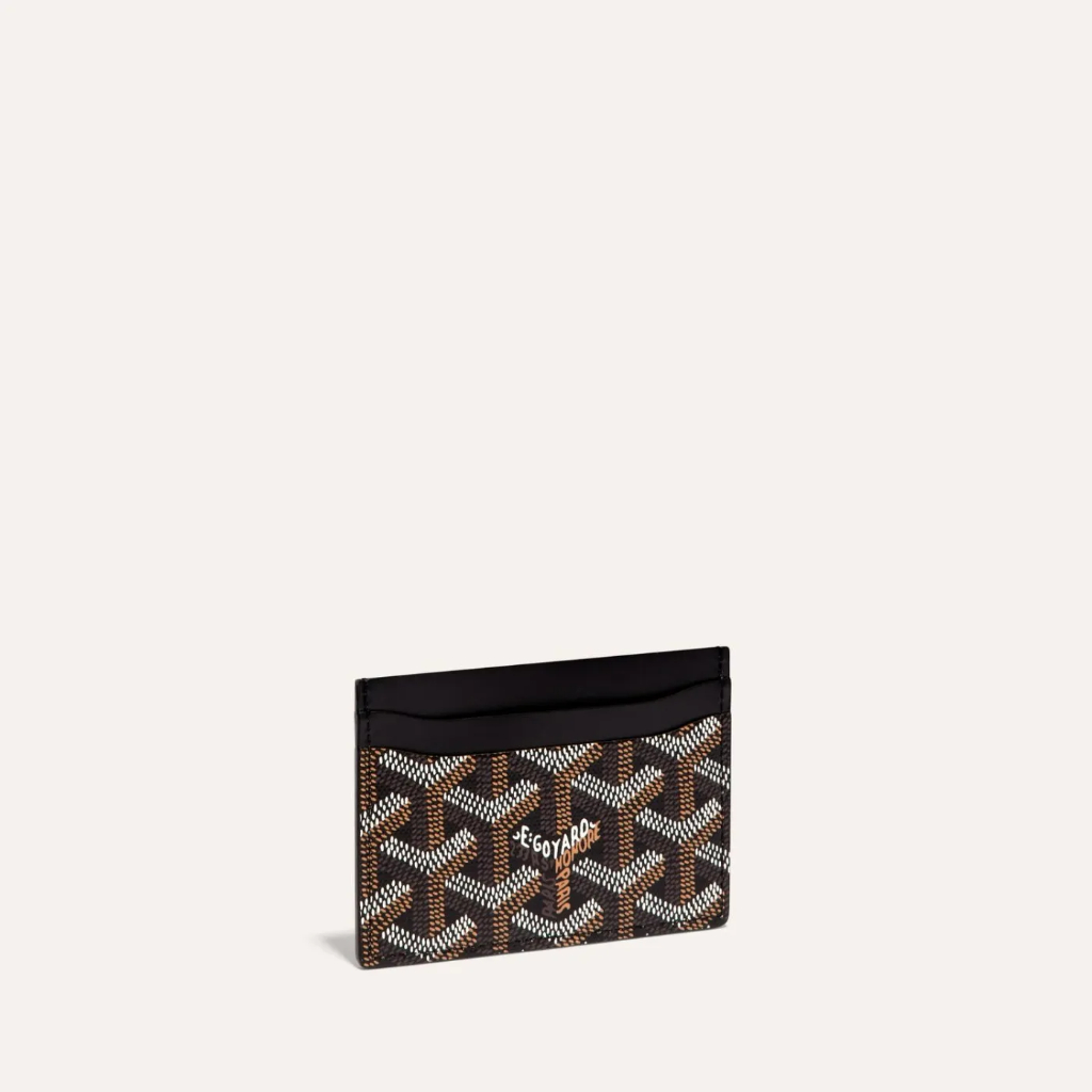 GOYARD Saint-Sulpice Card Wallet BLACK