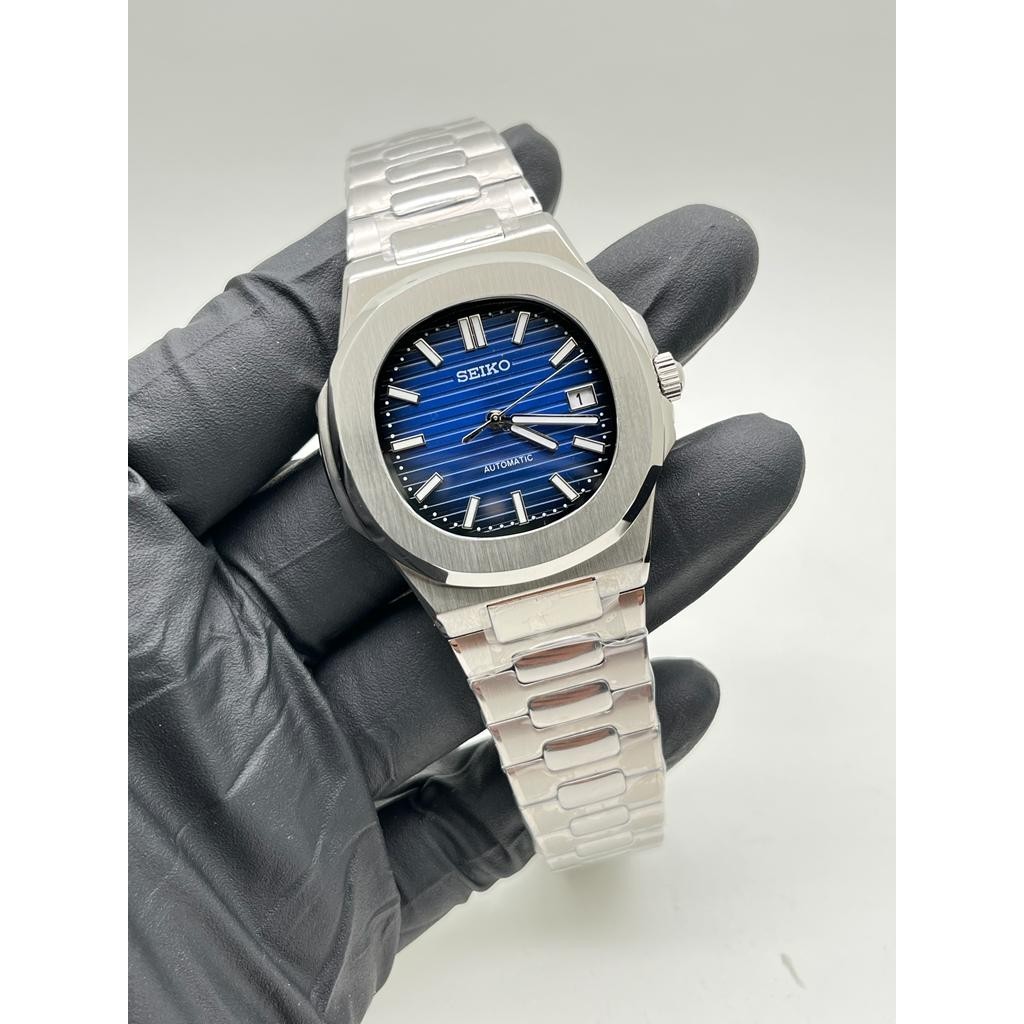Seiko Mod Nautilus Dark Blue NH35