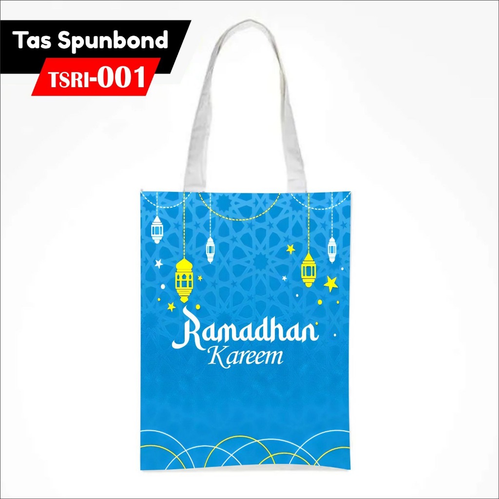 

Tas Parcel Ramadhan Kareem / Tas Hampers Spundbond Ramadhan / Souvenir Parcel Custom Printing / Goodie Bag Ramadhan