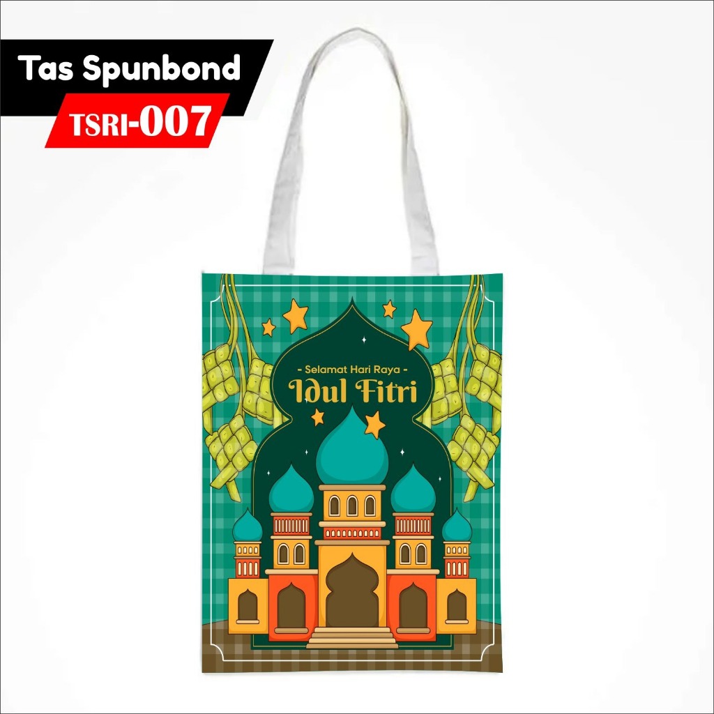 

Tas Hampers Lebaran Idul Fitri / Tas Parcel Lebaran / Souvenir Tas Spundbond Lebaran Printing / Goodie Bag Lebaran