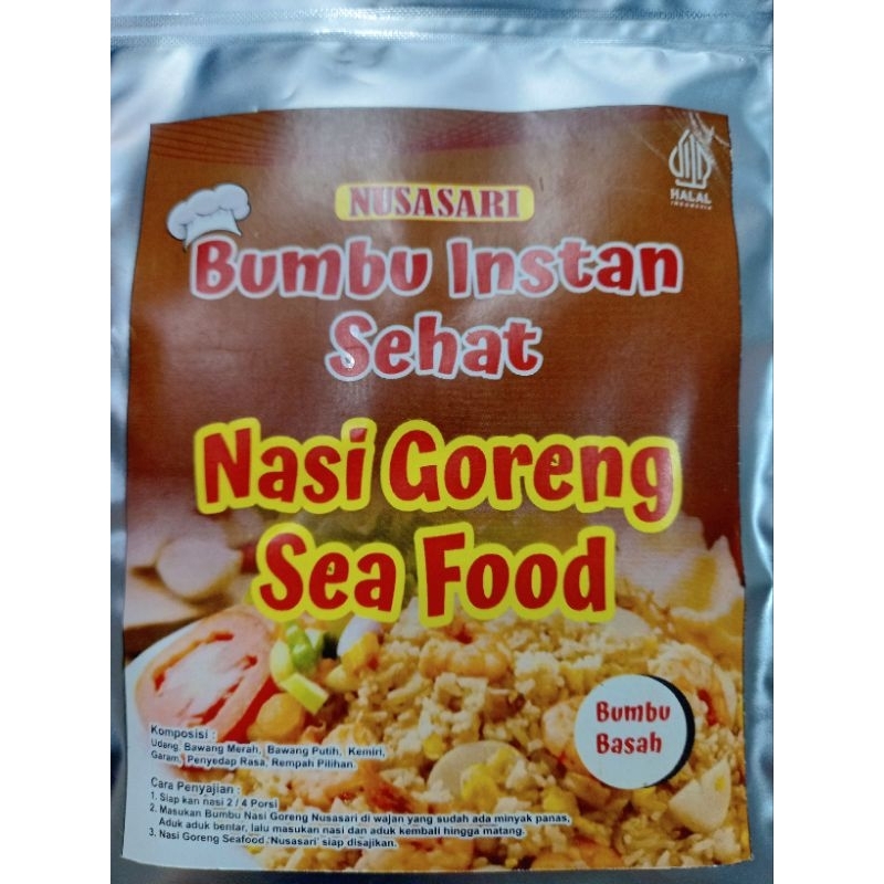 

Nusasari - Bumbu Nasi Goreng Seafood tanpa bahan pengawet