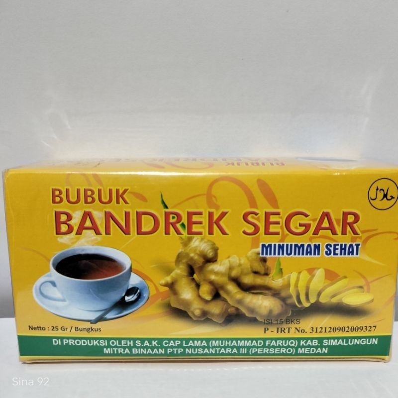 

Bubuk Bandrek Segar Minuman Sehat Isi 15 Bungkus