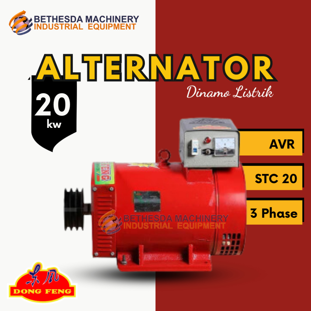 Dinamo Listrik STC 20 kw / 20KW Alternator AVR 3Phase
