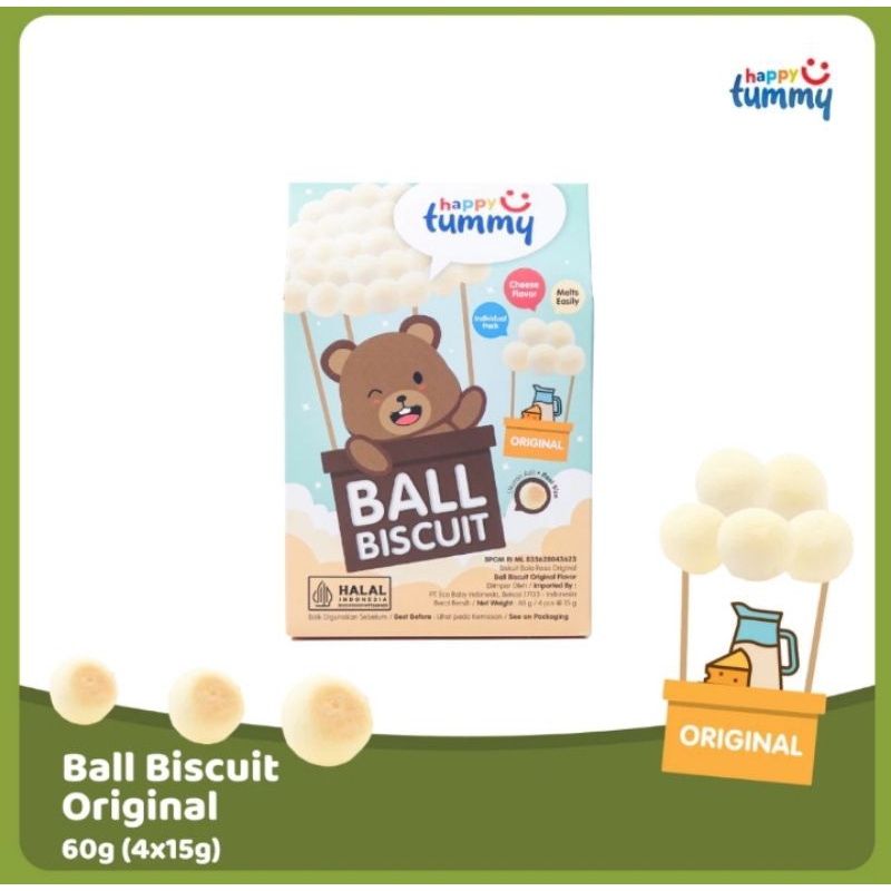 

Happy Tummy Ball Biscuit Original Flavour