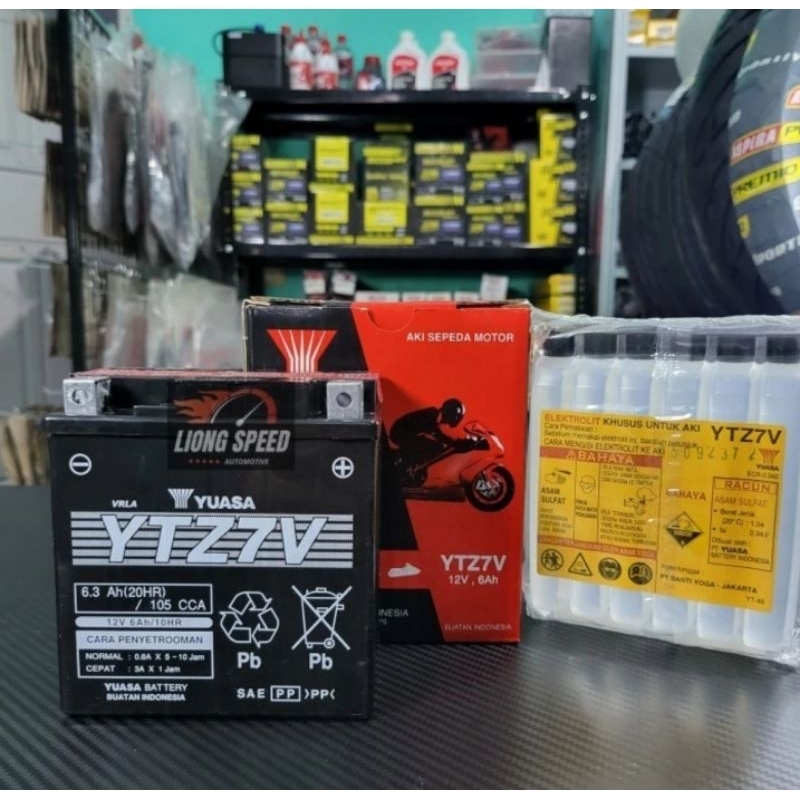 AKI YUASA YTZ7V MF ORIGINAL UNTUK MOTOR NMAX AEROX LEXI