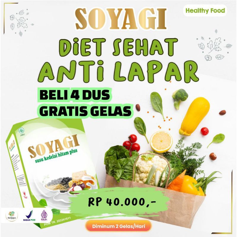 

SOYAGI SUSU DIET SEHAT ANTI LAPAR / SUSU KEDELAI HITAM