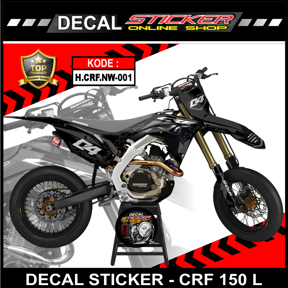 STIKER CRF 150 L FULL BODY MOTIF KEREN