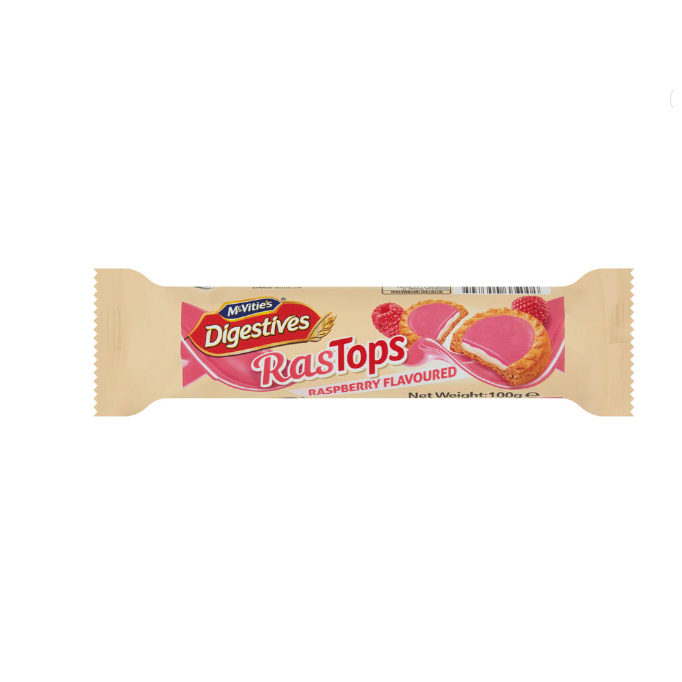 Mcvitie's Digestives Tops Raspberry Biscuits | 100g