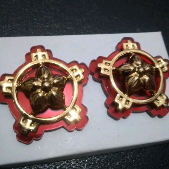 pin kerah asn monogram asn dasar mika