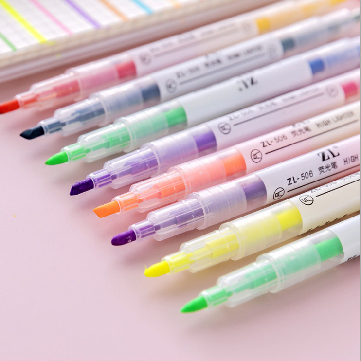 

Stabilo Warna 2 Arah 2 in 1, Highlighter Stabilo Panjang Warna 2 Sisi, Bening Selling