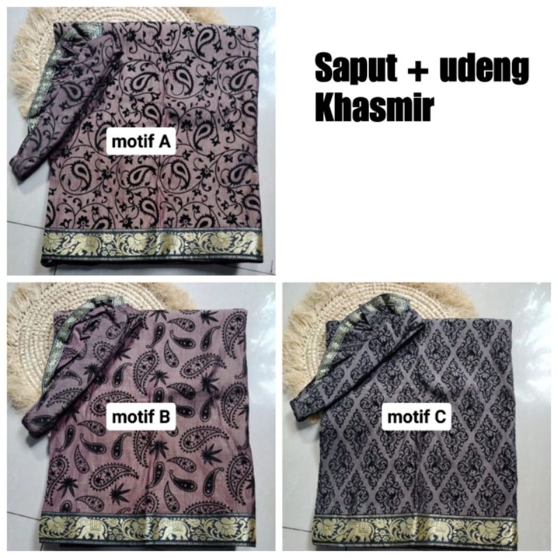 Saput + udeng Kasmir Pria