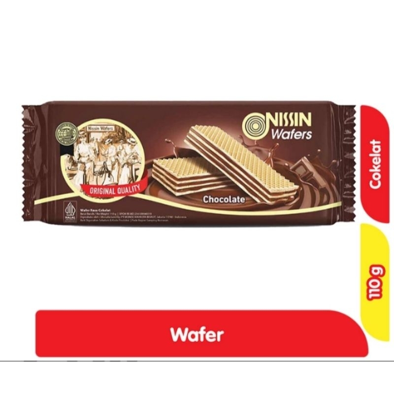 

Nissin Wafer Chocolate 110g Wafer Nissin Cokelat 100gr Wafer Cokelat Nissin 110 gram Chocolate Wafer