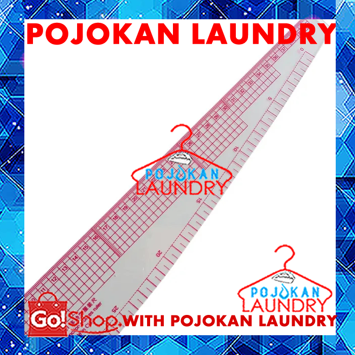 

Penggaris Pola/Penggaris Quilting/Quilting Ruler/Penggaris Jahit (No. 6501)