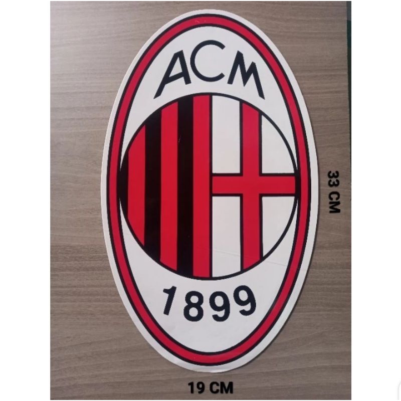 Stiker logo bola ukuran besar, stiker dasbor motor beat, vario, stiker motor/mobil