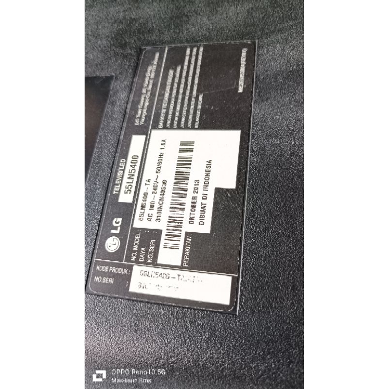 POWER SUPPLY TV LG 55LN5400 - REGULATOR 55 LN5400 - PSU 55LN5400