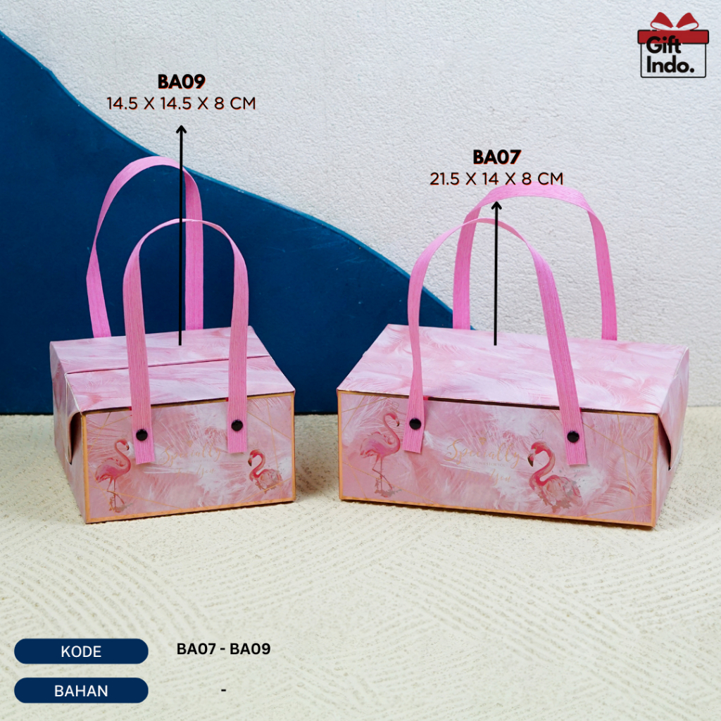 

Souvenir Box Hampers Kotak Hadiah Handle Box Tali Box Souvenir Mewah | BA07 - BA11