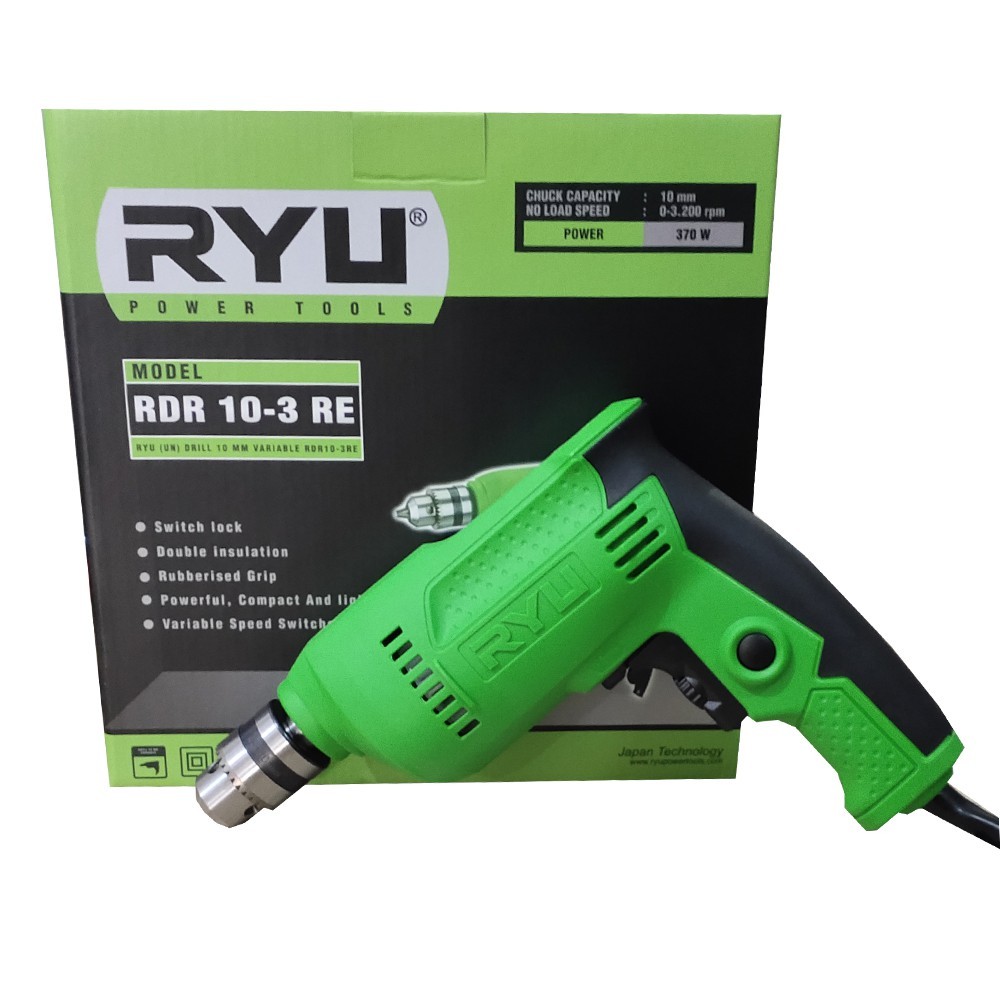 Mesin Bor Ryu 10mm RDR 10-3RE PowerTools Batam