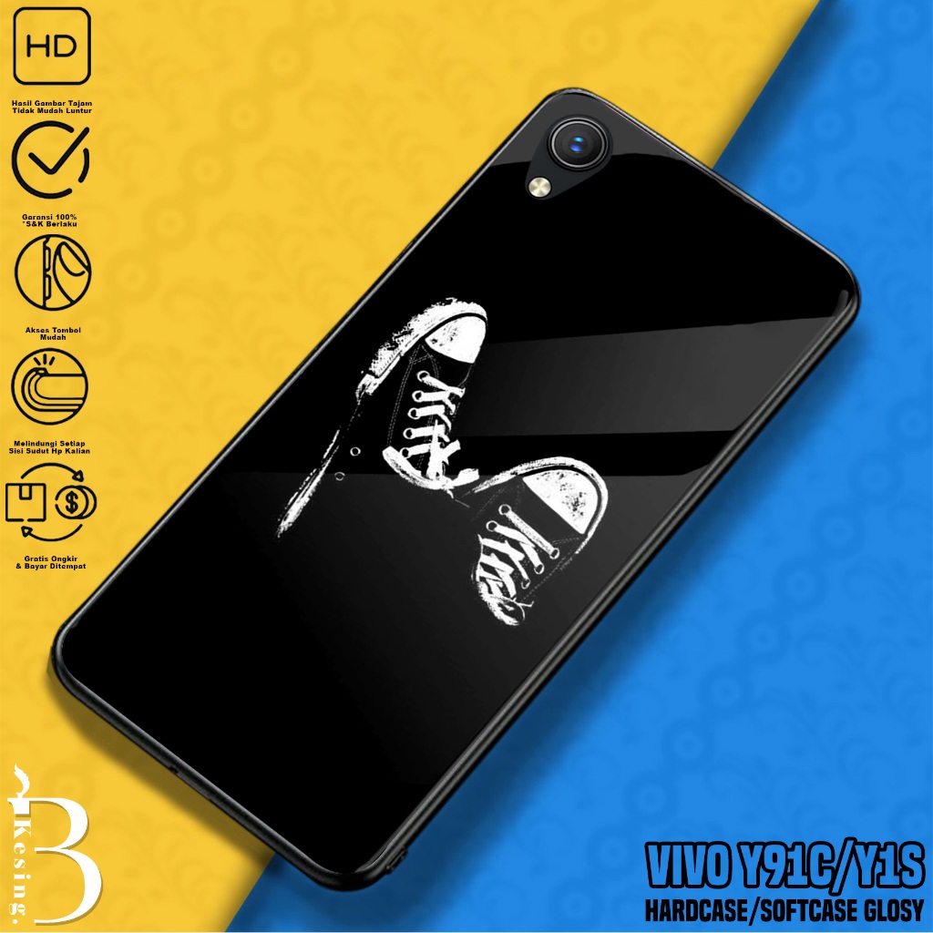 Case VIVO Y91C / Y1S - Casing VIVO Y91C / Y1S Motif BLCK - Silikon Hp VIVO Y91C - Softcase Hp - Kond