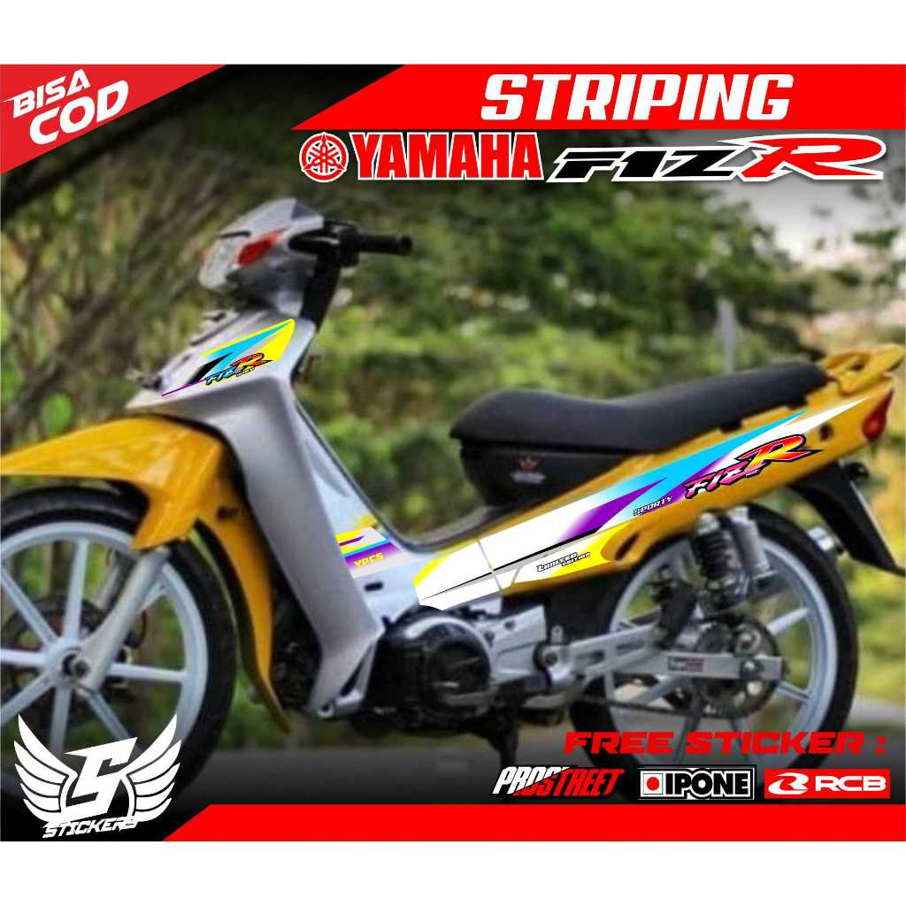 STRIPING VARIASI YAMAHA FIZ R / STICKER LIST VARIASI MOTOR FIZ R