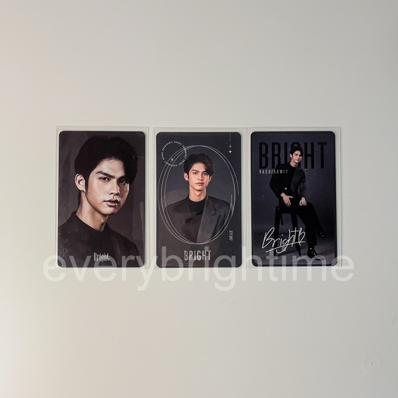 Official Photocard Bright Vachirawit Signature