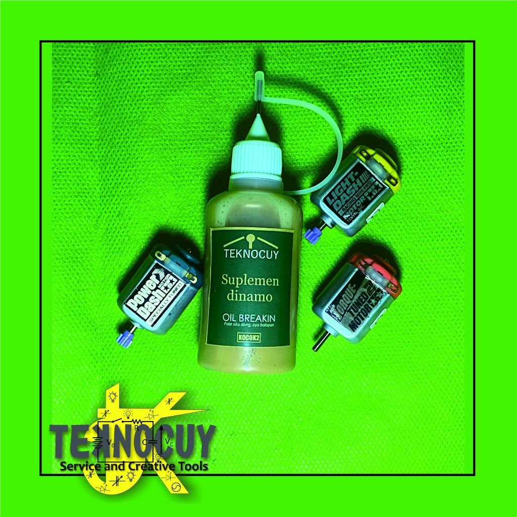 oil break in tamiya dinamo minyak break in tuned series, smc, mabuchi