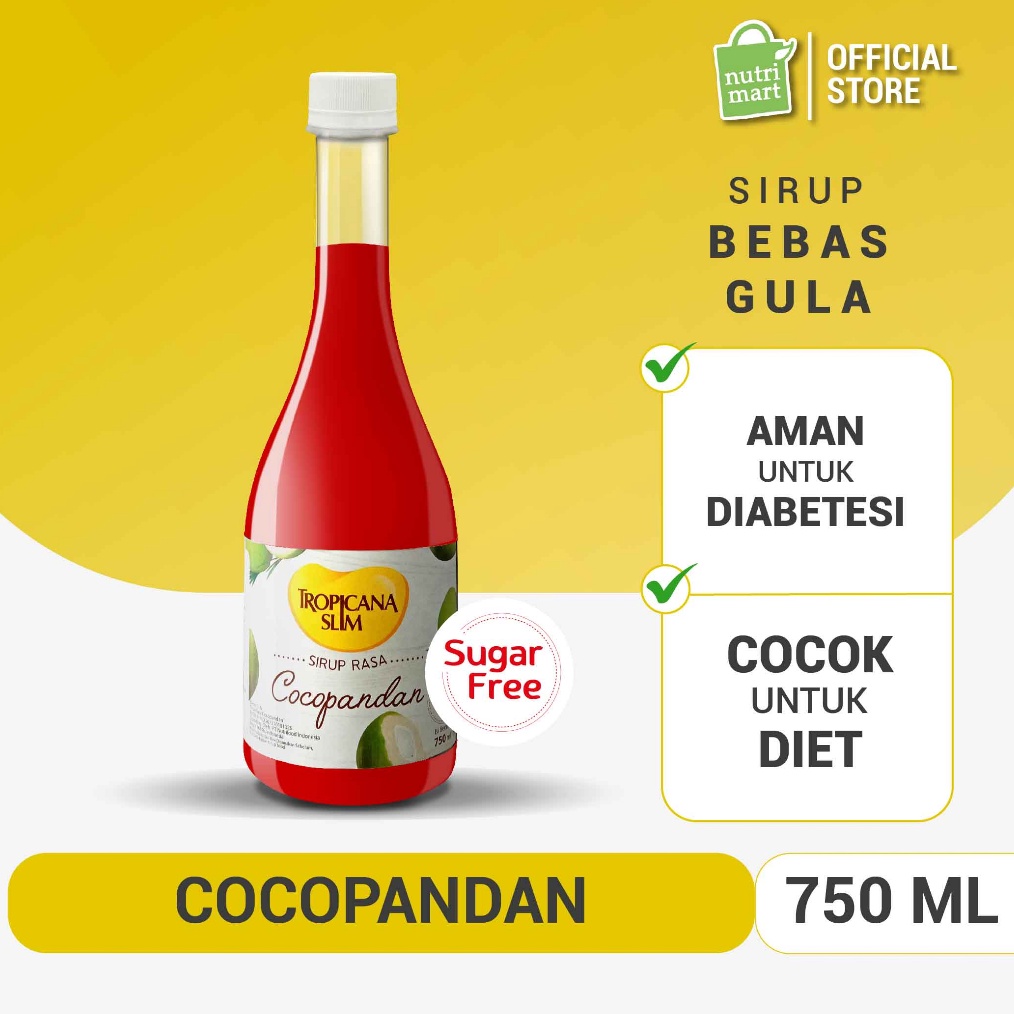 

BISA COD Tropicana Slim Sirup Cocopandan 75ml Syrup Bebas Gula gas