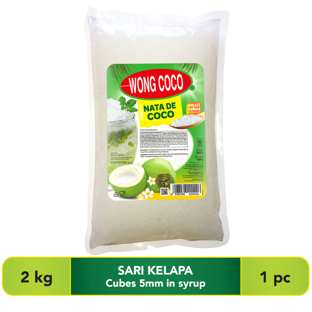 Sari Kelapa Cubes ukuran 5mm 2kg