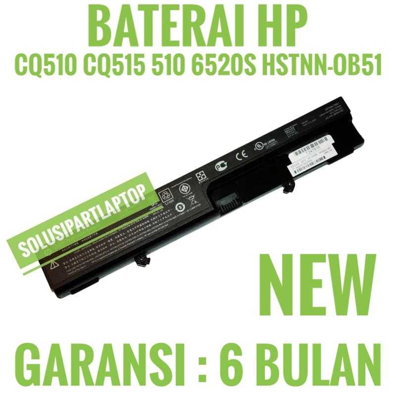 Baterai Laptop HP COMPAQ CQ510 6520 6520P 6530 510 515