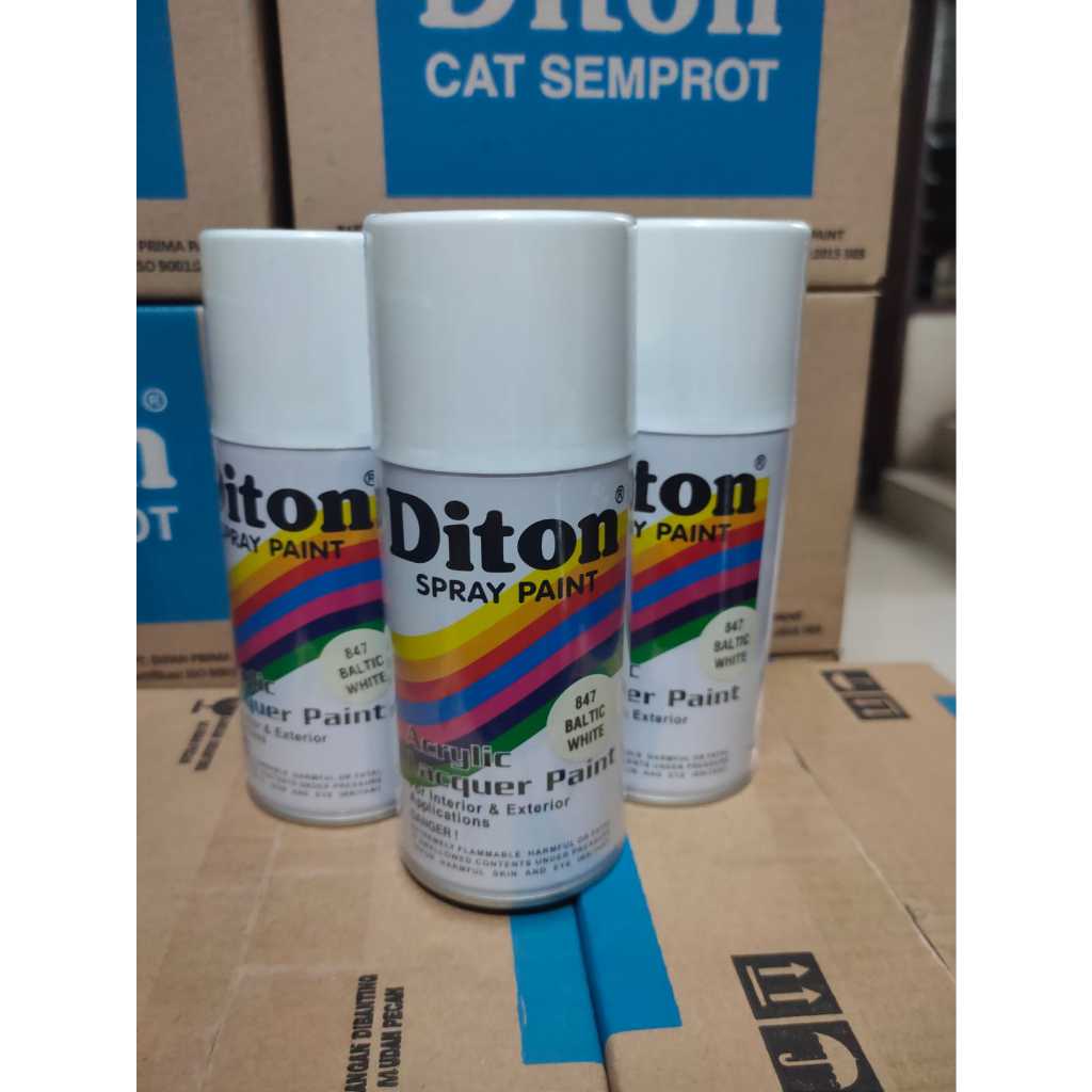 Cat Pilox Diton BALTIC WHITE 847 300cc warna Putih Tulang pylox