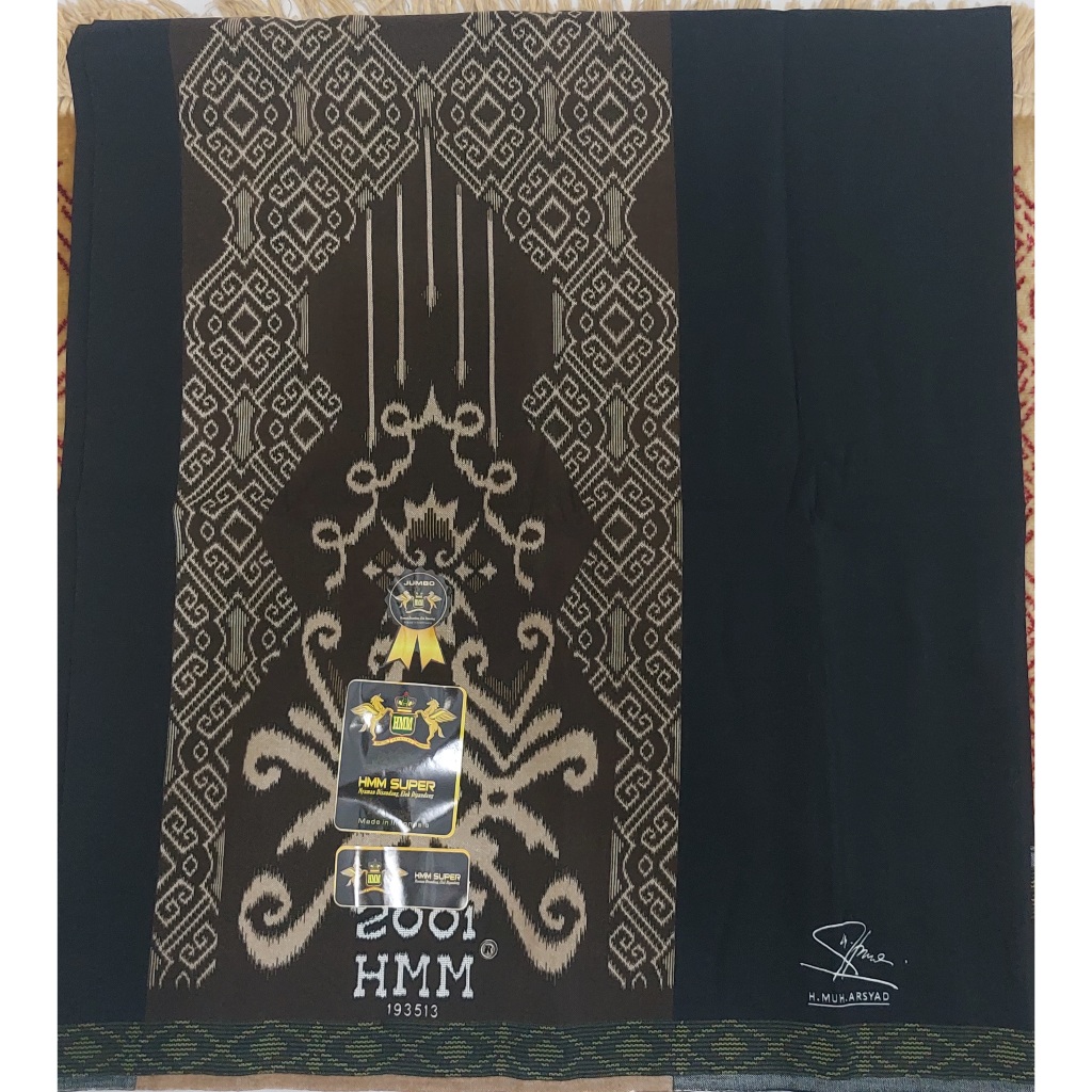 Sarung Samarinda Hitam Polos HMM