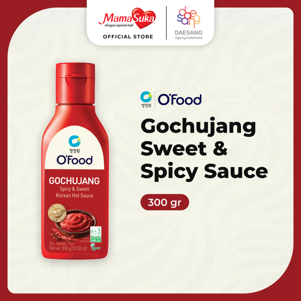 

O'Food - Gochujang Sweet & Spicy Sauce 300 gr