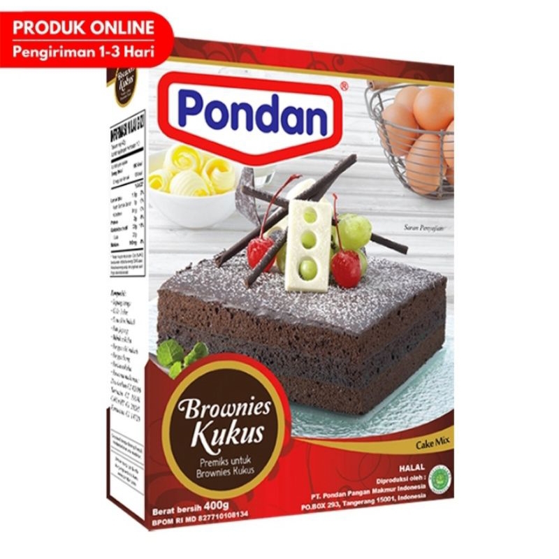 

Pondan Brownies Kukus Coklat 400 g