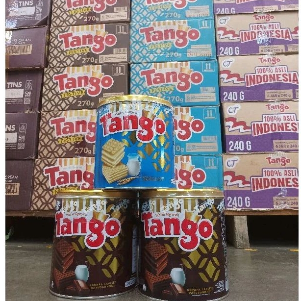 

Tango KARTONAN Kaleng 270g (isi 6 kaleng) rasa Coklat - Vanila