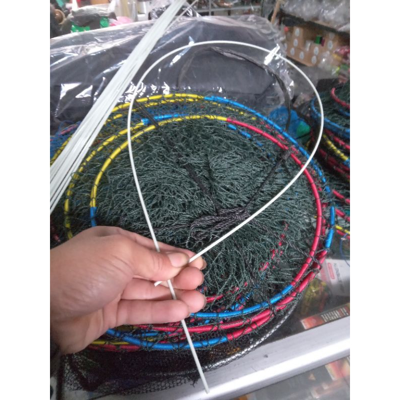 Ruji jeruji fiber telkom optik bahan joran wader, sangkar burung,lampion, sayap layangan dan lain la