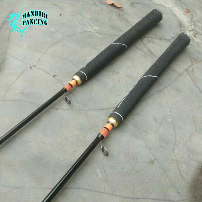 Joran Kolam Besutan Fiber Solid Custom Gagang Golf - Free Packing PVC