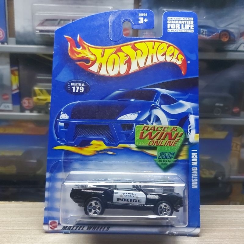 HOT WHEELS MUSTANG MACH 1 - BLUE CARD