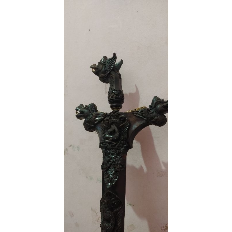 Keris Sepang Kinatah sepuh emas