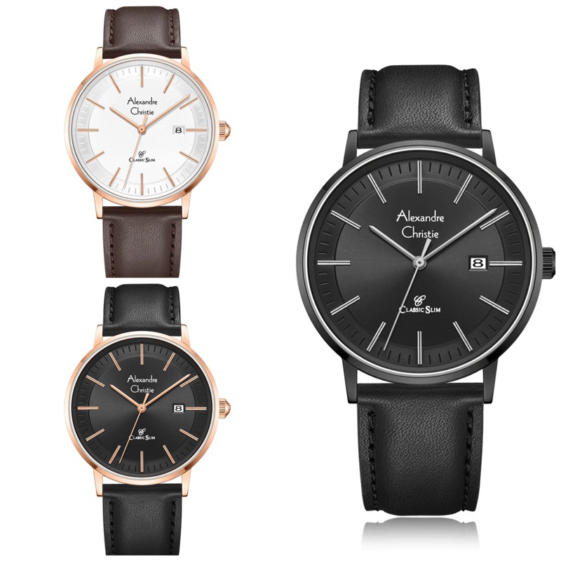 ALEXANDRE CHRISTIE 8694 MD KULIT PRIA ORIGINAL GARANSI 1TAHUN