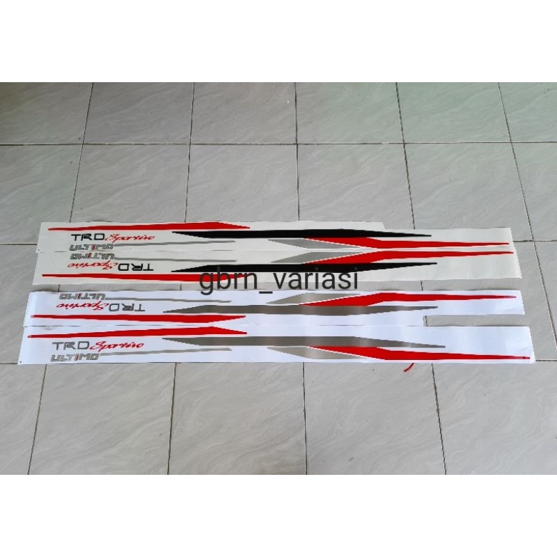 Sticker stiker trd ultimo/ stiker ultimo rush/ sticker trd rush