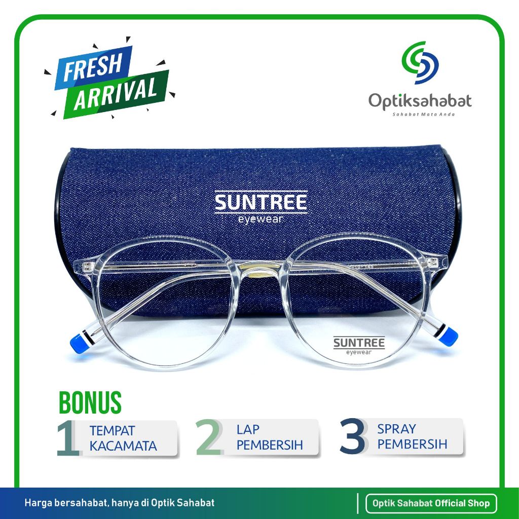 Suntree Eyewear AB8316 - Kacamata Blue Ray Photochromic