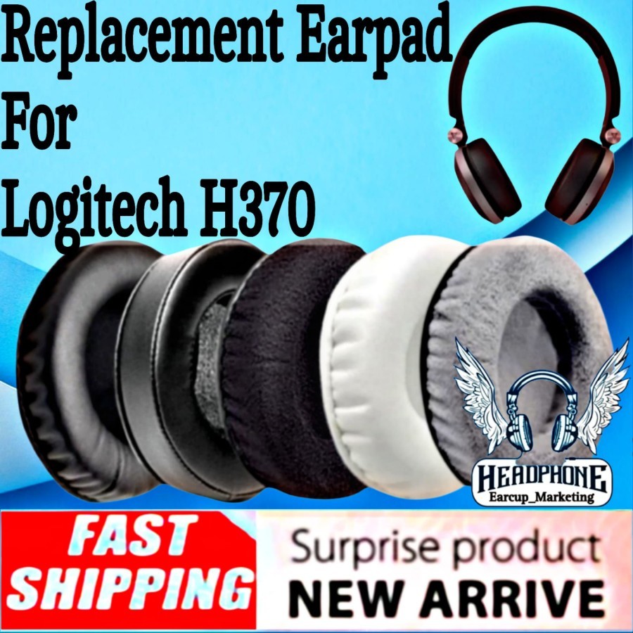 Earcup Earpad Busa Headset Logitech H370 H 370 Ear Pads