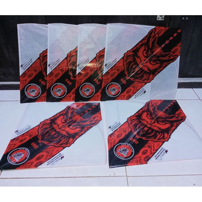 ( Min Order 10pcs ) Layangan Sukhoi Super Papol Kite By Oonk Sapi Balap Premium Quality