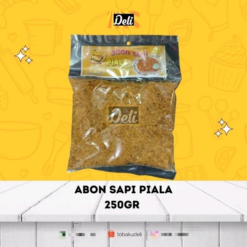 

Abon Sapi Cap Piala Special 250gr Kemasan Ori